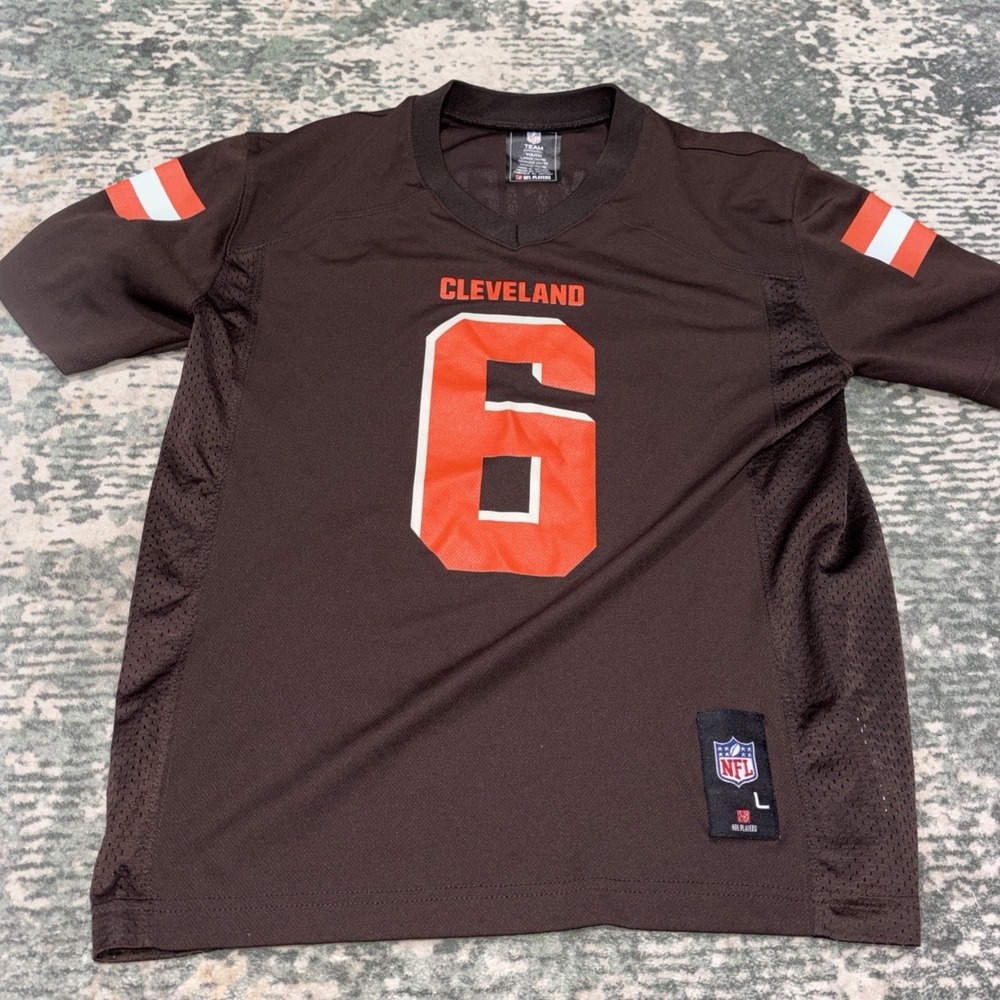Baker Mayfield Cleveland Browns YOUTH LARGE NFL‎ Jersey - Brown